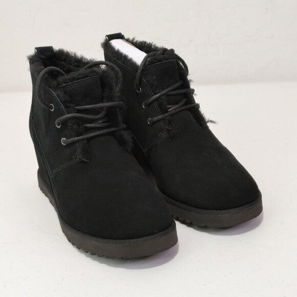 UGG Classic Femme Lace Black Winter Bootie Women's Size 8 NEW WITH BOX - Picture 9 of 16